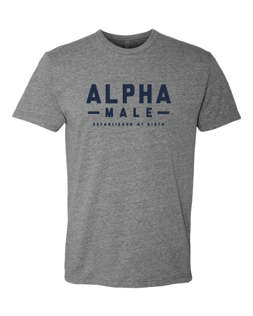 Alpha Male Block - Heather Grey